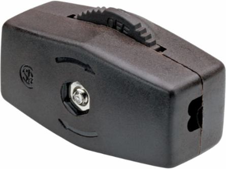 Light-Duty Appliance Switch, 6 A 125 V, Brown, 1.375 Inch Width