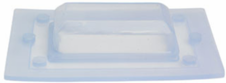 Weatherproof Stainless Steel Cover Mat 4.5 Inch x 2.75 Inch