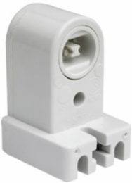 White Fluorescent Lampholder, Pedestal Type for T-12 Lamps