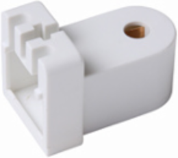 Fluorescent Lampholder, White - Pedestal Type for T-12, T-8, T-6 Lamps