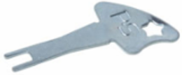 Momentary Contact Switch Key for Heavy Duty Locking Switch, 1.7 Inch Length