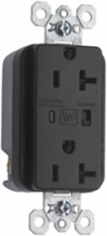 20A 125V Extra Heavy Duty Surge Protective Duplex Receptacle, Brown, 2.8 Inch Height, 1.75 Inch Width
