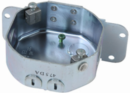 Side Mount Box, 16 Cubic Inch Volume, 1.5 Inch Depth, Rated Up to 70 Pounds for Fans