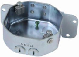 Side Mount Box, 16 Cubic Inch Volume, 1.5 Inch Depth, Rated Up to 70 Pounds for Fans