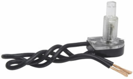 Push Button Canopy Switch, Single-Pole, 0.8 Inch Width, 6.97 Inch Height
