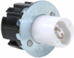 Fluorescent Lampholder, Snap-In Design, UL & CSA Listed