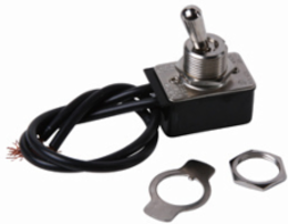 Toggle Appliance Switch, Nickel, ON-OFF Sequence, 6.5 Inch Long