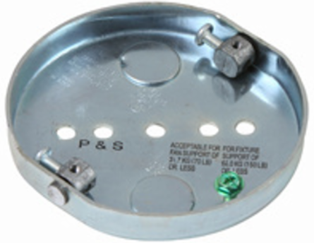 Direct Mount Shallow Box 6.5 Cubic Inch Volume, 1/2 Inch Depth, UL Listed