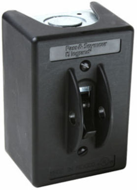 Double Pole AC Manual Motor Controller - 30A Max, 20HP, 2.8 Inch Depth