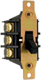 Manual Controller, Triple-Pole, 40A, 600V, Matte, Black, 1.753 Inch Depth