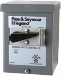 Manual Controller with NEMA 3R Enclosure, 3HP, Gray Finish