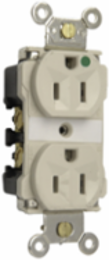 Extra Heavy Duty Hospital Grade MRI Receptacle, 15A 125V, 2.75 Inch Height