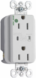 Hospital Grade Surge Protective Duplex Receptacle, 15A 125V, White