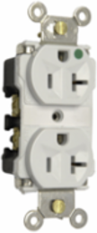 Extra Heavy Duty Hospital Grade MRI Receptacle, 20A 125V, 2.75 Inch Height