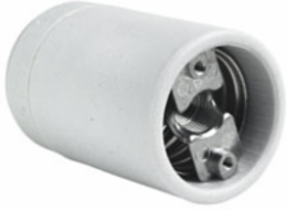 Mogul Base Lampholder, Porcelain, 2 Circuits, 1/4 Inch IPS x 7/8 Inch High