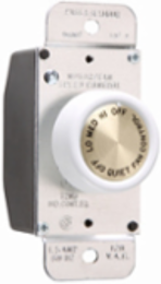 Rotary Fan Speed Control 1.5A 3-Speed White Matte
