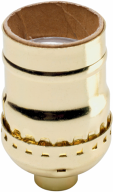 Metal Shell Keyless Lampholder, Medium Base, UL Listed
