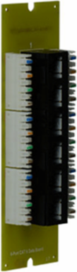 6-Port Cat 6 Patch Panel, Custom MDU Mount, 1.75 Inch Height, RoHS Compliant