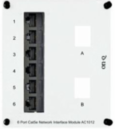 6-Port Cat 5e Network Interface Module AC1012