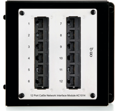 12-Port Cat 5e Network Interface Module AC1014