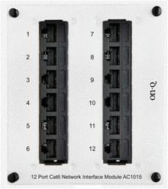 12-Port Cat 6 Network Interface Module AC1015