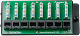 8 Port Cat5e Network Interface Module, 6.41 Inch Height, 2.9 Inch Width, T568A Wiring
