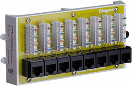 8 Port Cat6 Network Interface Module AC1068