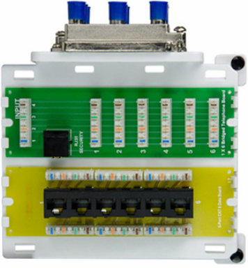 Trio Combo Module with Cat6 Data CO1166