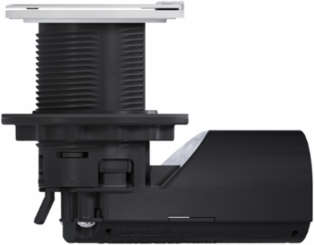 Kitchen Countertop Outlet, 15A, Matte Black