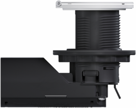 Kitchen Countertop Outlet, 15A, Matte Black