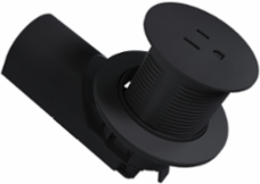 Kitchen Countertop Outlet, 15A, Matte Black