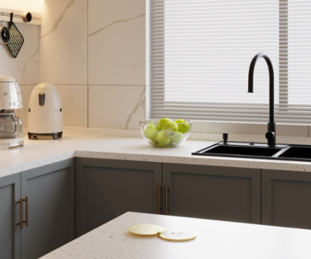 Kitchen Countertop Outlet, 15A, Matte White