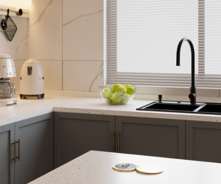 Kitchen Countertop Outlet, 20A, Matte Black