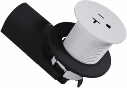 Kitchen Countertop Outlet, 20A, Matte White