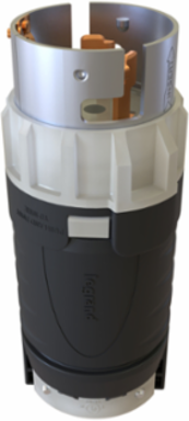 TurnLok® 50A California Style 125/250V 3-Pole 4-Wire Locking Plug