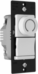 Decorator Rotary Fan Speed Control, Black, cULus Listed