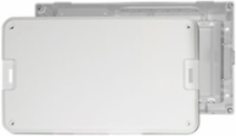8 Inch MDU Structured Wiring Enclosure, ABS Plastic, Flush/Surface Mountable