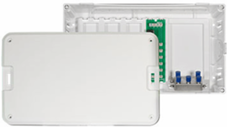 8 Inch MDU Enclosure Kit with 6-Way Phone Module and 4-Way Coax Splitter