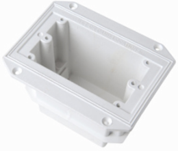 Thermoplastic Cover 18.5 Cubic Inch, White, UL Listed