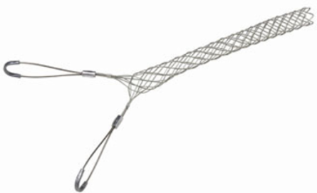 Flexcor® Standard Duty Closed Mesh Double-Eye Grip, 5 Inch Bale, 1.25-1.49 Inch Cable