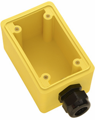 Watertight Deep Back Box, 3/4 Inch NPT Opening, Thermoplastic Construction