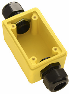 Watertight Deep Yellow Back Box 1 Inch NPT, Thermoplastic Elastomer Construction