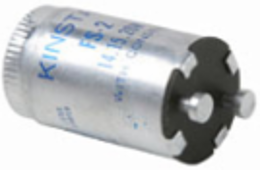 Fluorescent Starter 2 Pins, 14-20W, 0.84 Inch Width, 1.5 Inch Height