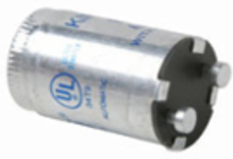 Fluorescent Starter with 2 Pins, 4-8 Watt, 1-1/2 Inch Height, 0.84 Inch Width