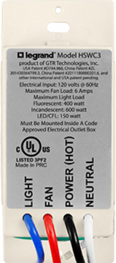 Humidity Based Fan Control, Light Almond, Matte Finish