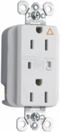 Isolated Ground Surge Protective Duplex Receptacle, 15Amp 125Volt, White