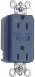 Isolated Ground Hospital Grade Surge Protective Duplex Receptacle 15A 125V Blue