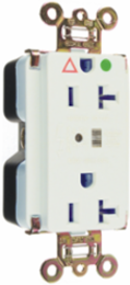 Hospital Grade Isolated Ground Surge Protective Duplex Receptacle 20A 125V White