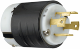 Turnlok 30A L14-30 Locking Plug, 3-Pole, 4-Wire, IP20, 0.225-1.15 Inch Compatibility