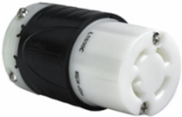 30A NEMA L1530 Connector, 3.33 Inch Length, Impact-Resistant Nylon Shell